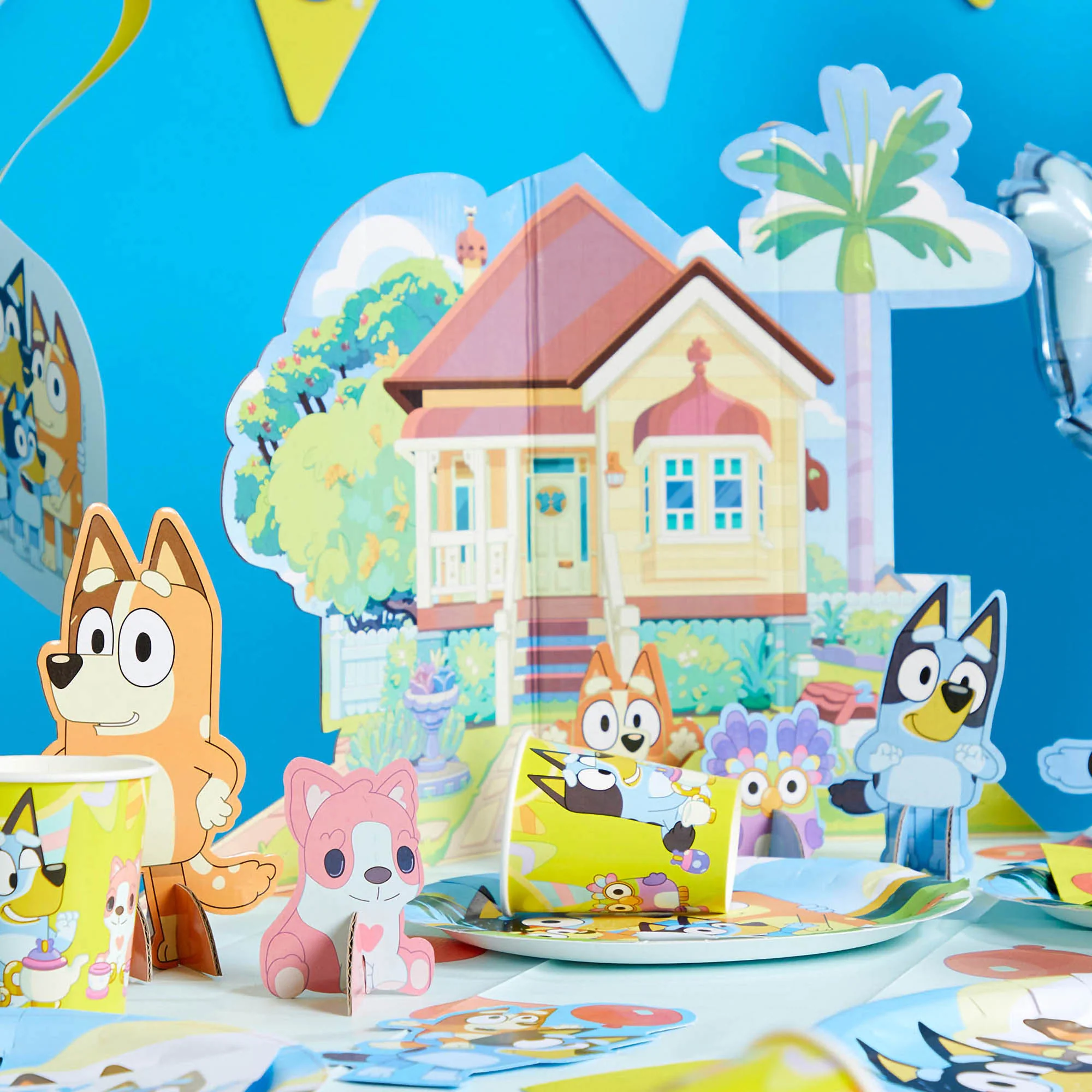 Bluey pöytäkoristesetti, 7 osaa - Image 2