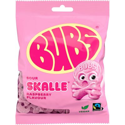 Bubs Vadelma Vaahtokallo 90g