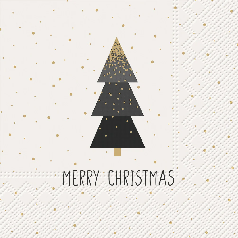 Christmas joulukuuset suuri lautasliina 33 x 33 cm 20 kpl/pkt