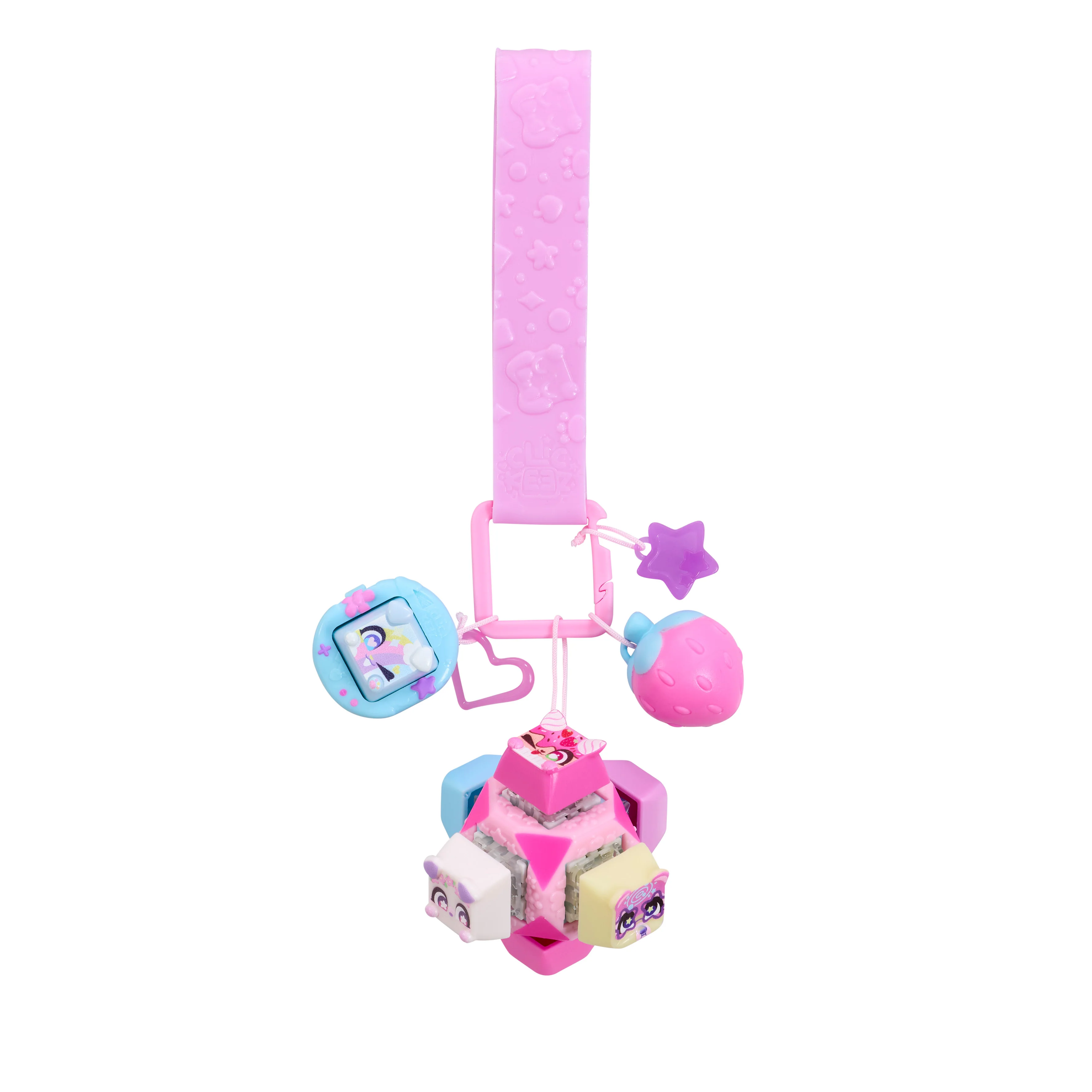 Clickeez Cube fidget-avaimenperä - Image 2