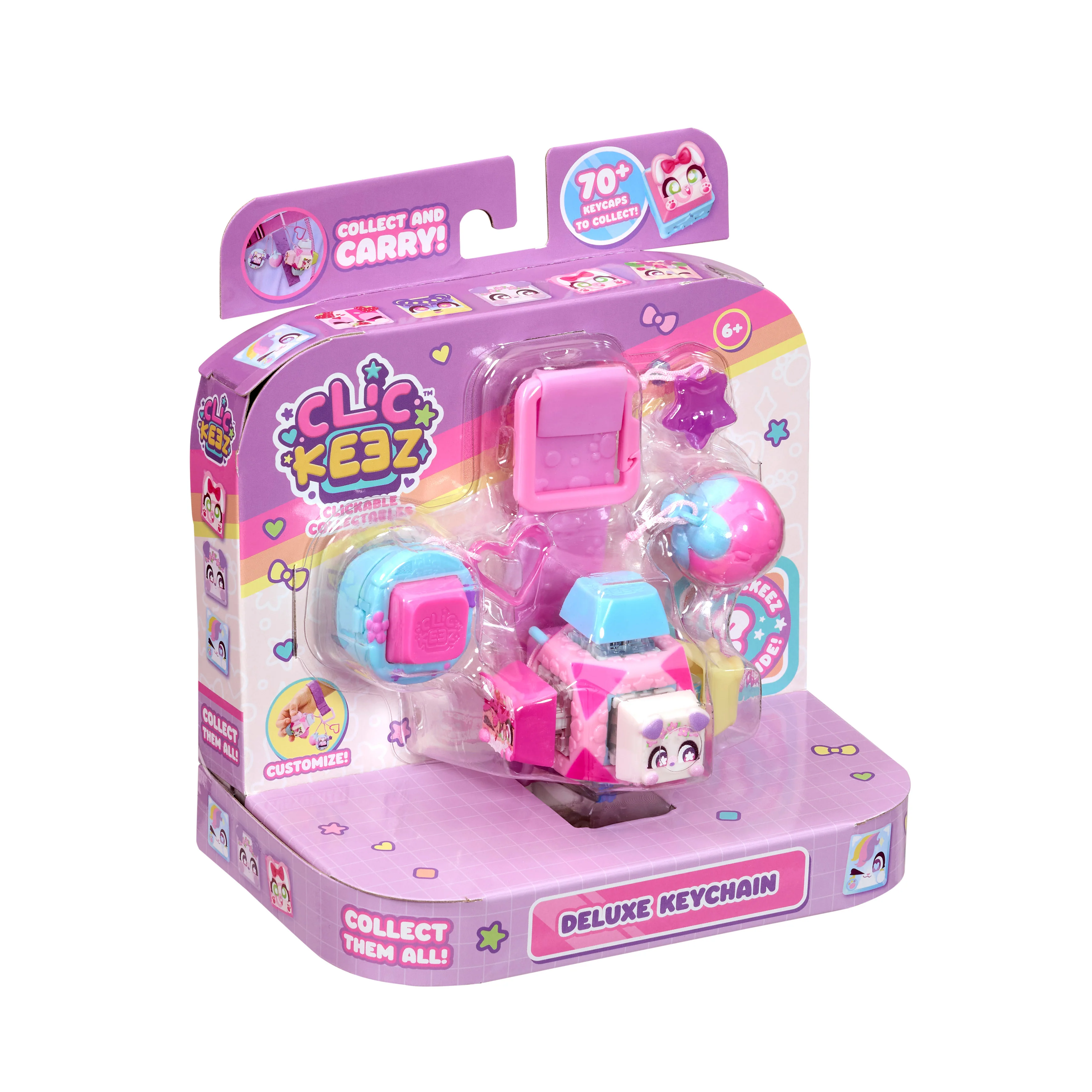 Clickeez Cube fidget-avaimenperä - Image 3