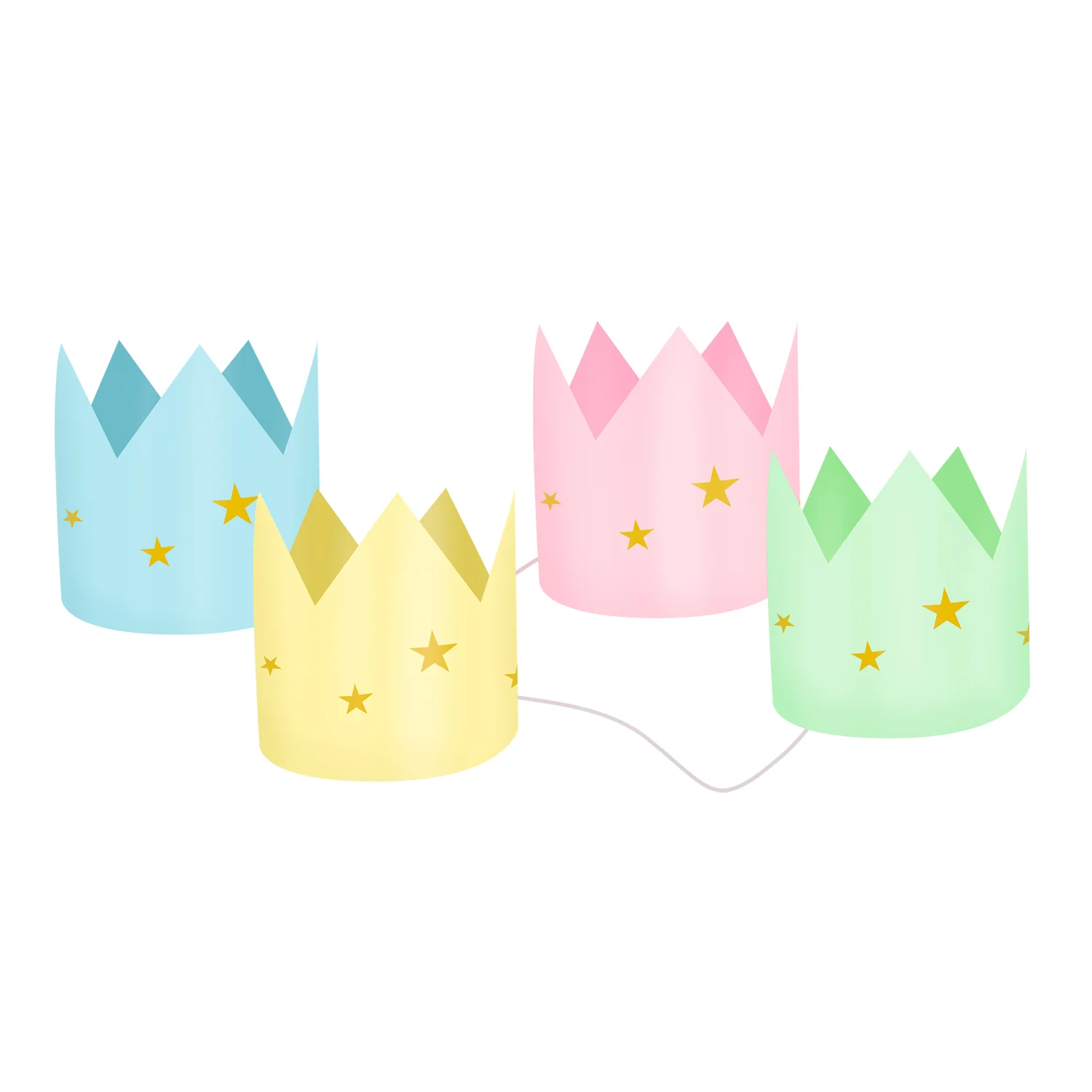Crazy cake pahvikruunu 8 kpl/pkt