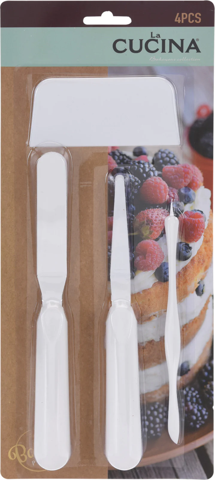 Cucina kakunkoristeluvälineet 4 kpl/pkt