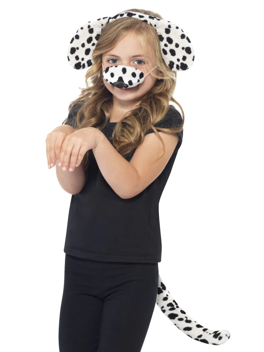 Dalmatialaisen asustesetti, panta, nenä ja häntä