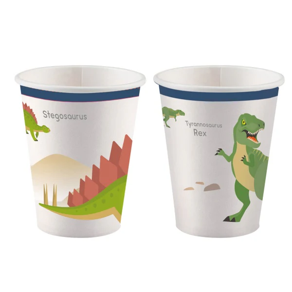 Dinosaurus pahvimuki 8 kpl/pkt