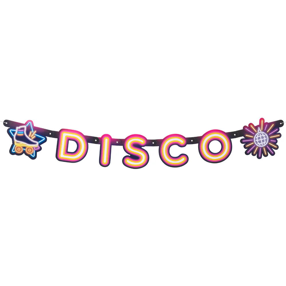 Disco kirjainnauha 120 cm