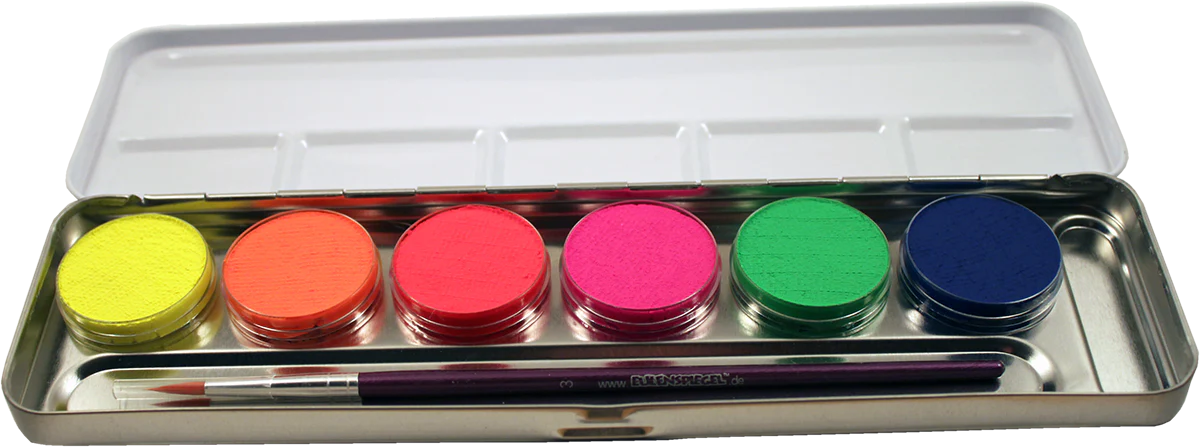 Efektiväripaletti UV Neon 6 x 3,5ml - Image 3