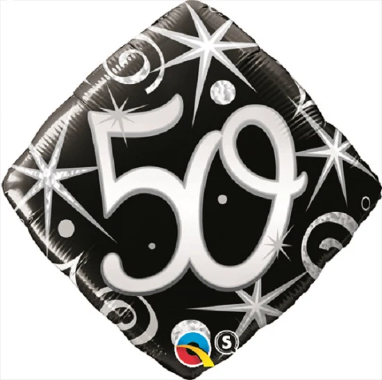 Elegantti numero "50" foliopallo
