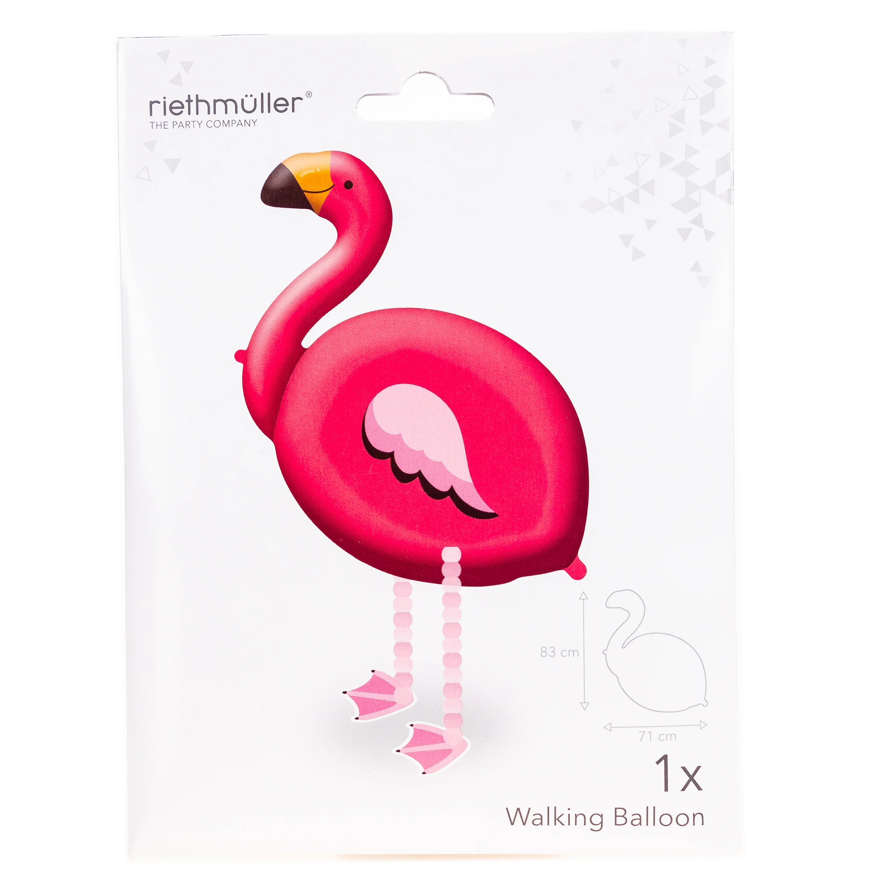 Flamingo kävelevä foliopallo - Image 2