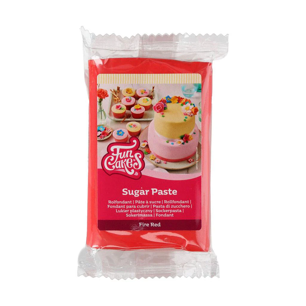 FunCakes sokerimassa, Fire Red 250 g