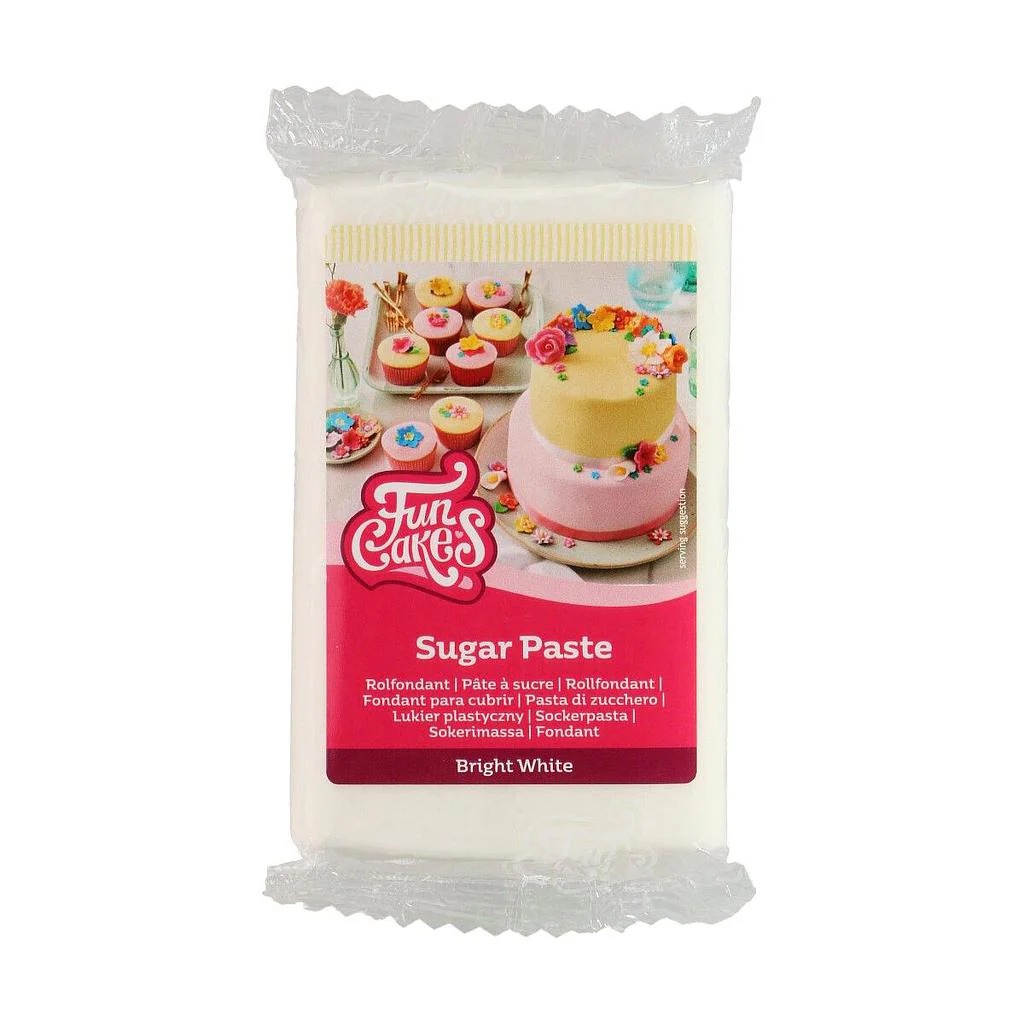 FunCakes sokerimassa, White 250 g