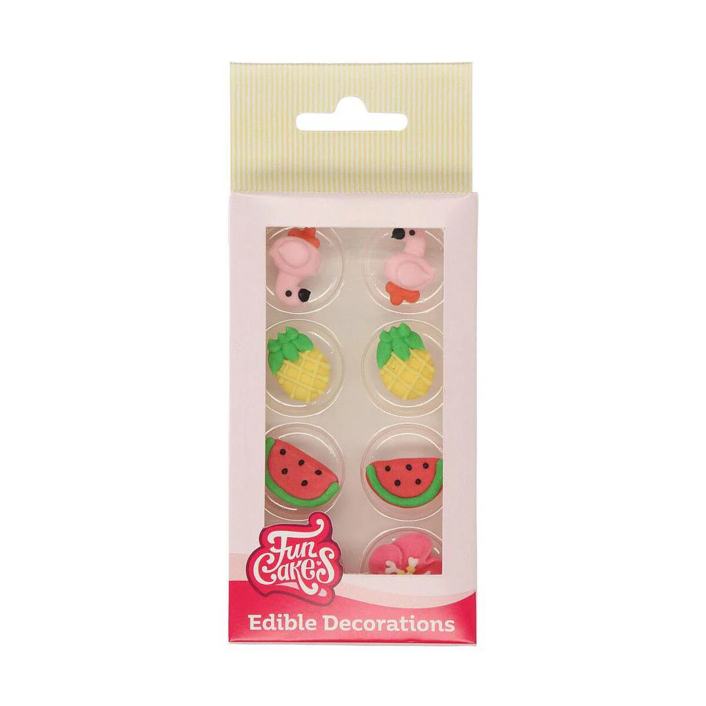 FunCakes syötävä koriste, tropical 8 kpl