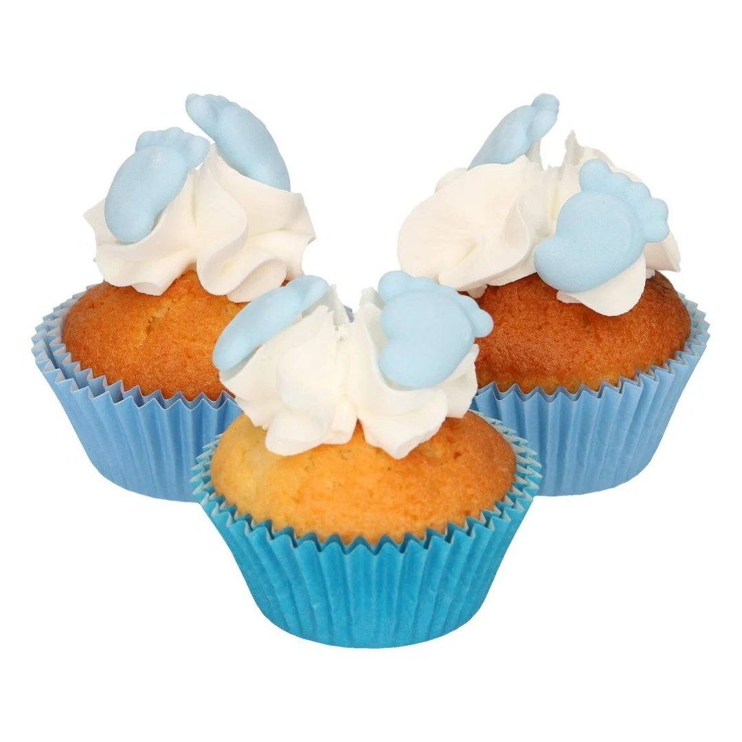 FunCakes syötävä koriste, vaaleansiniset varpaat 16kpl - Image 2