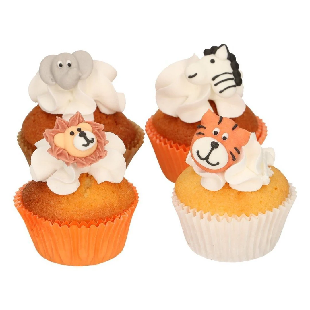 FunCakes syötävä koriste, villieläimet 12kpl - Image 3