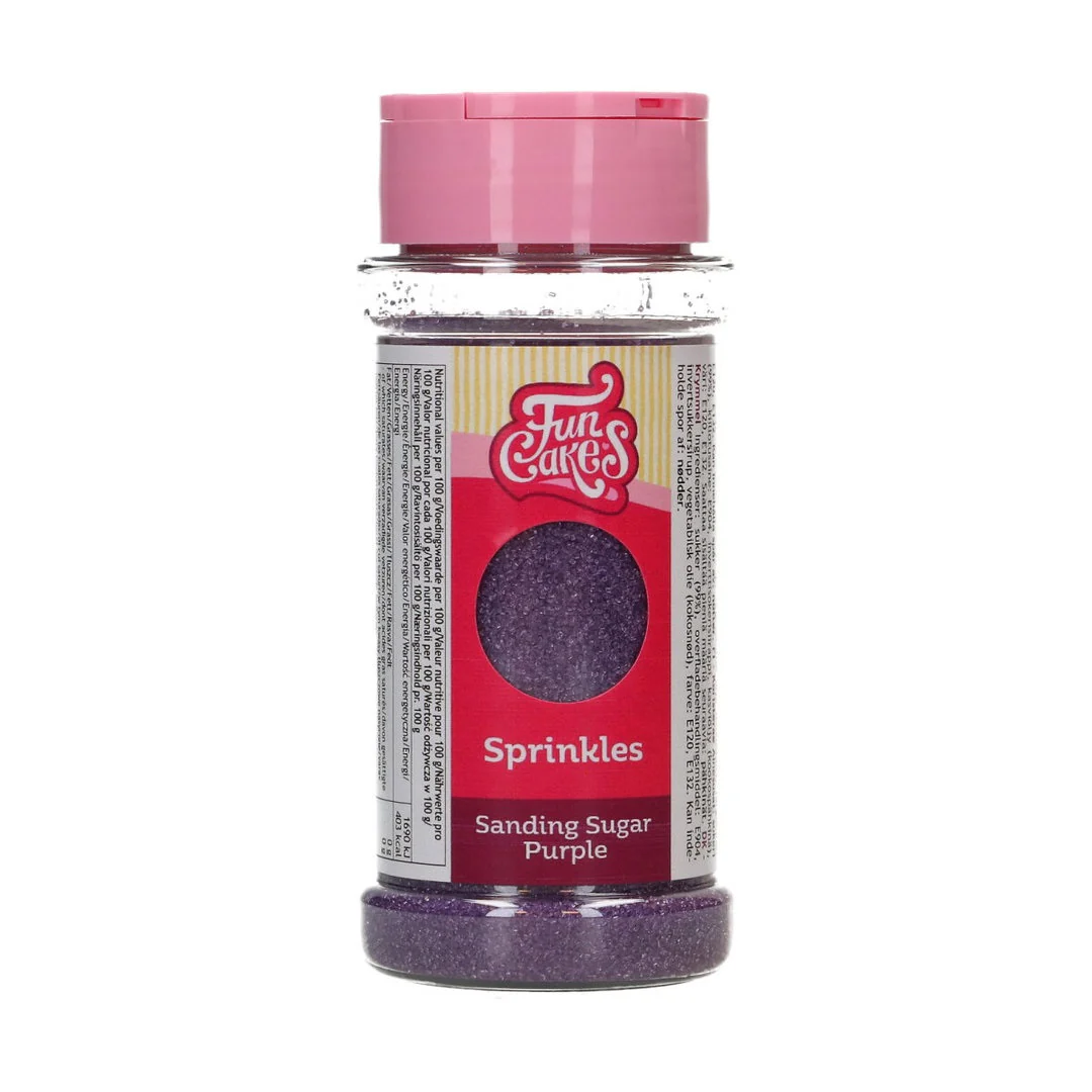 FunCakes värisokeri, violetti 80 g
