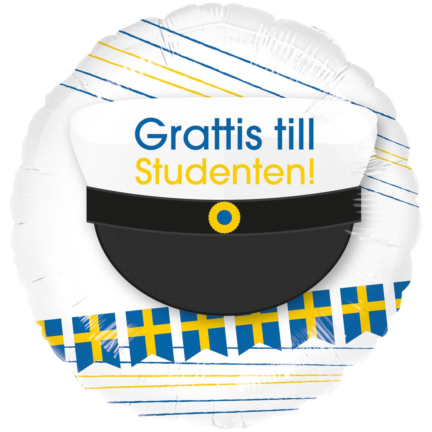 Grattis till studenten ylioppilas foliopallo