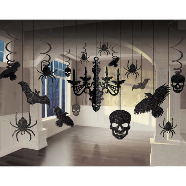 Halloween koristelusetti, 17 kpl/pkt
