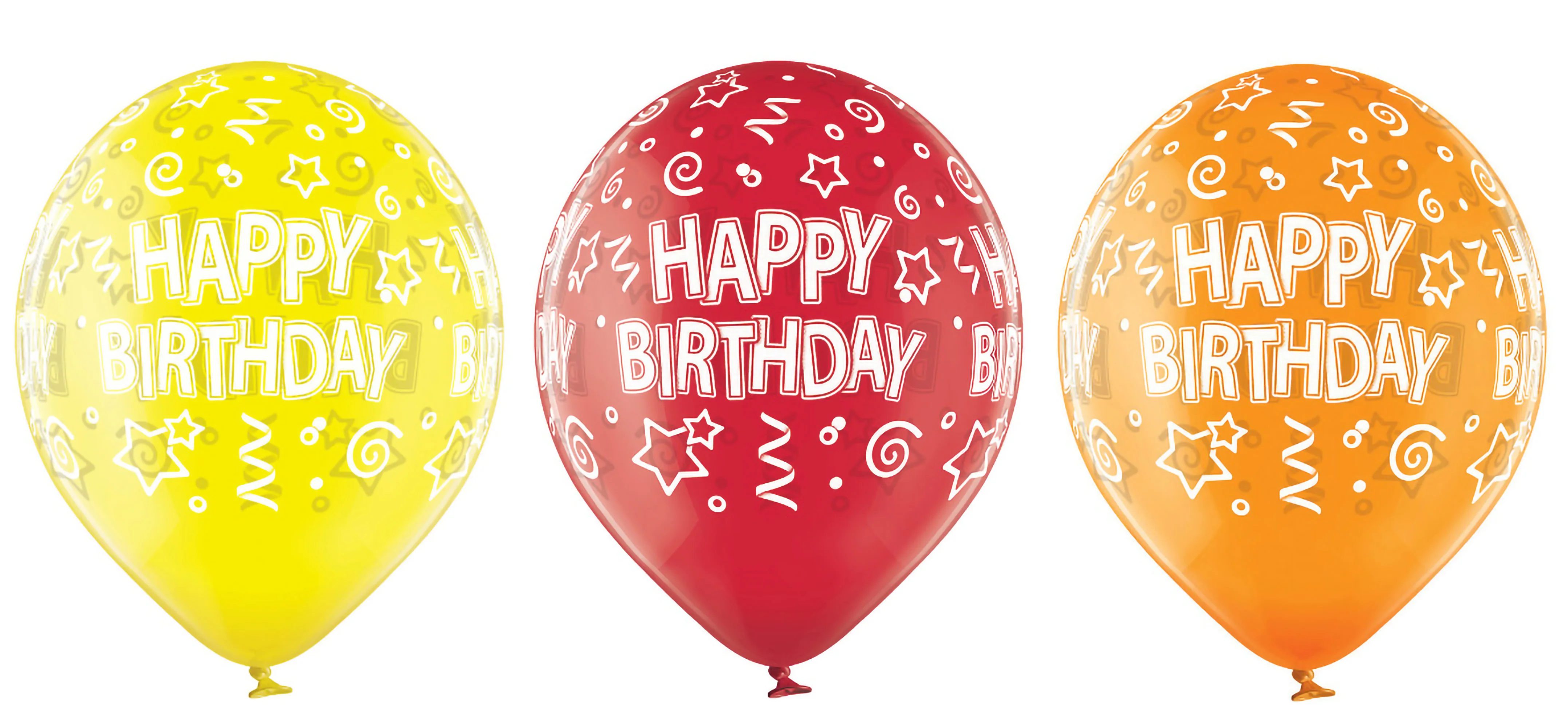 Happy Birthday ilmapallo 30 cm 6 kpl/pss - Image 3