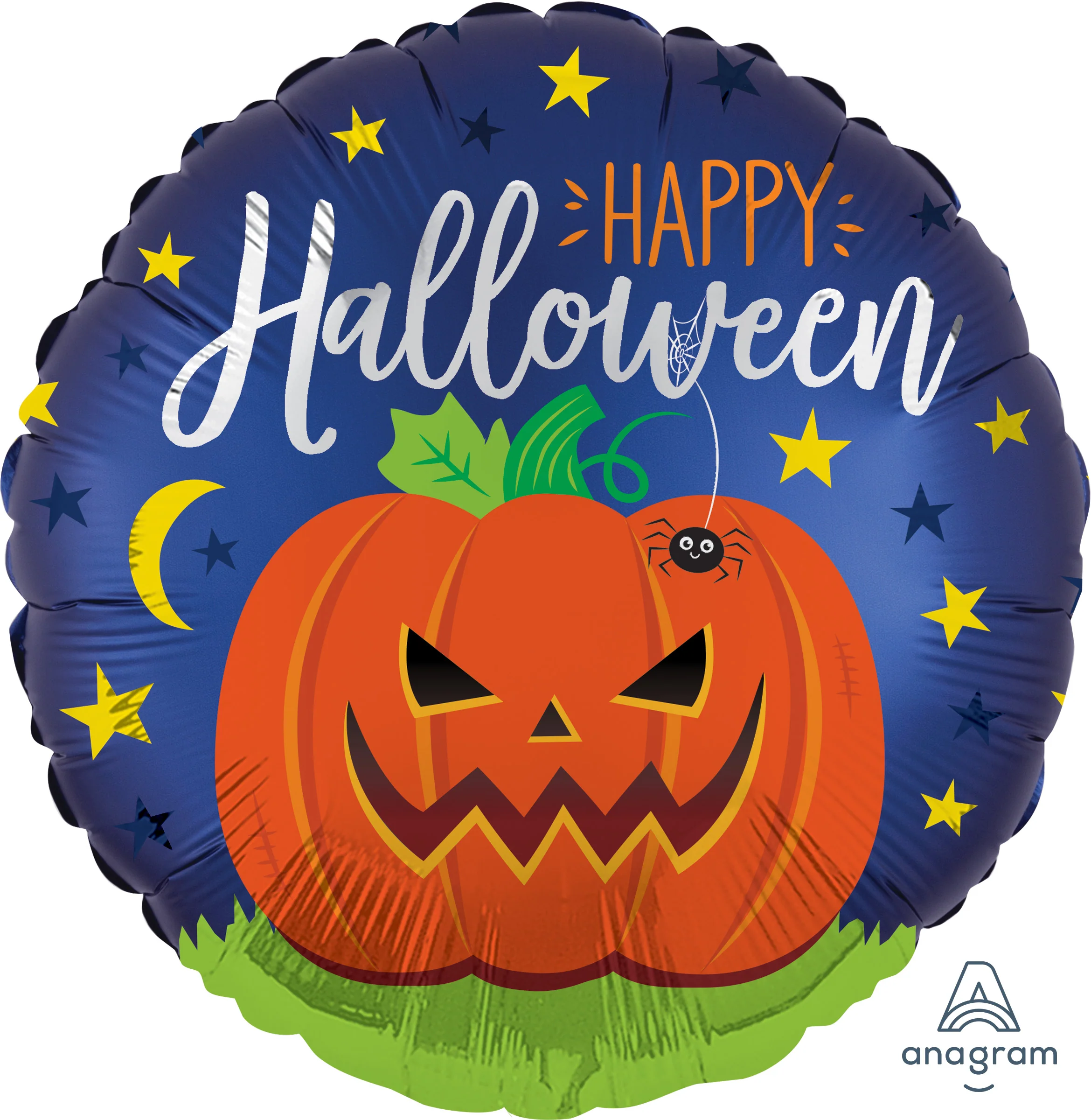 Happy Halloween kurpitsa foliopallo