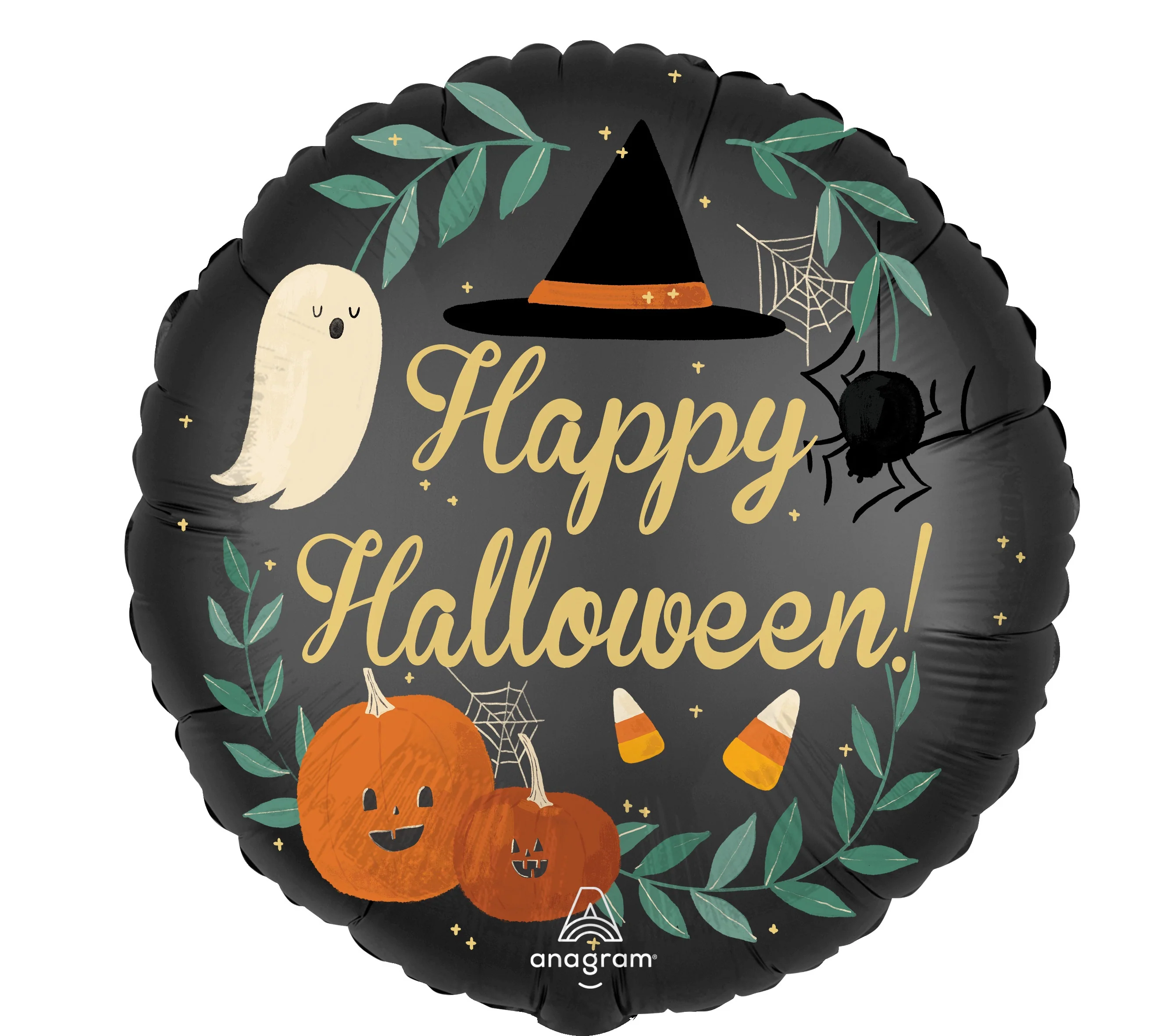 Happy Halloween satiini foliopallo