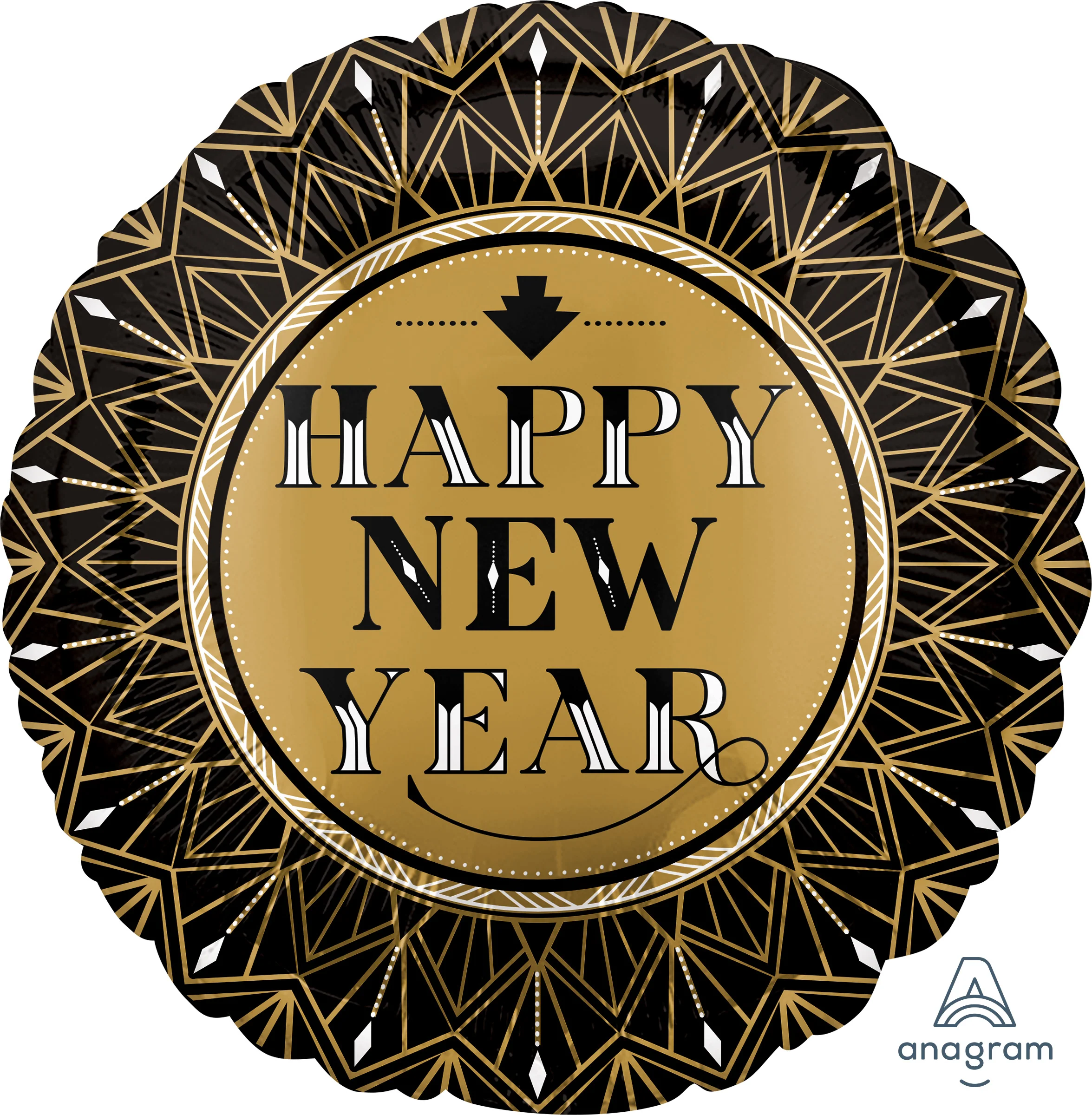 Happy New Year Glitz & Glam foliopallo