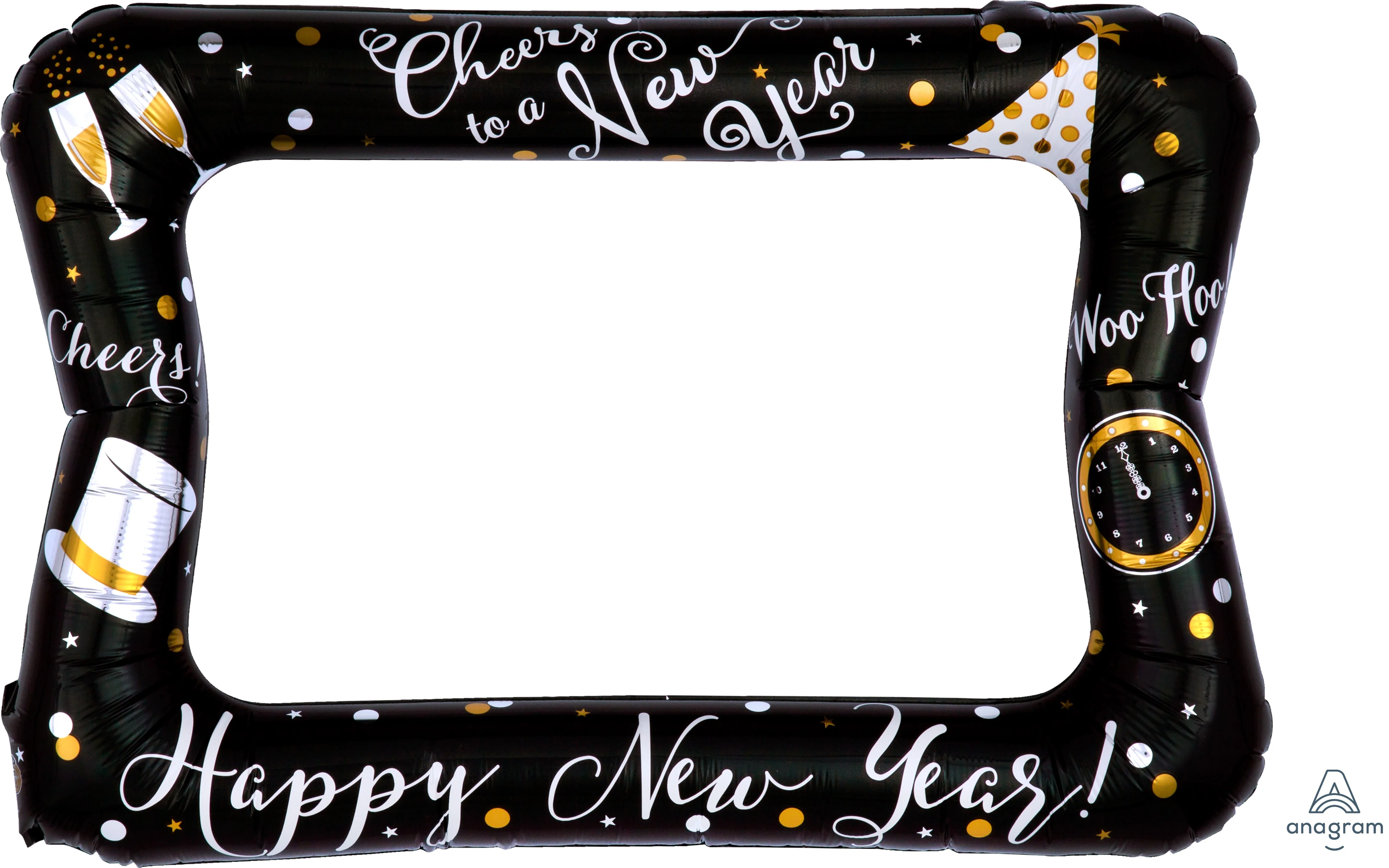 Happy New Year puhallettava selfiekehys