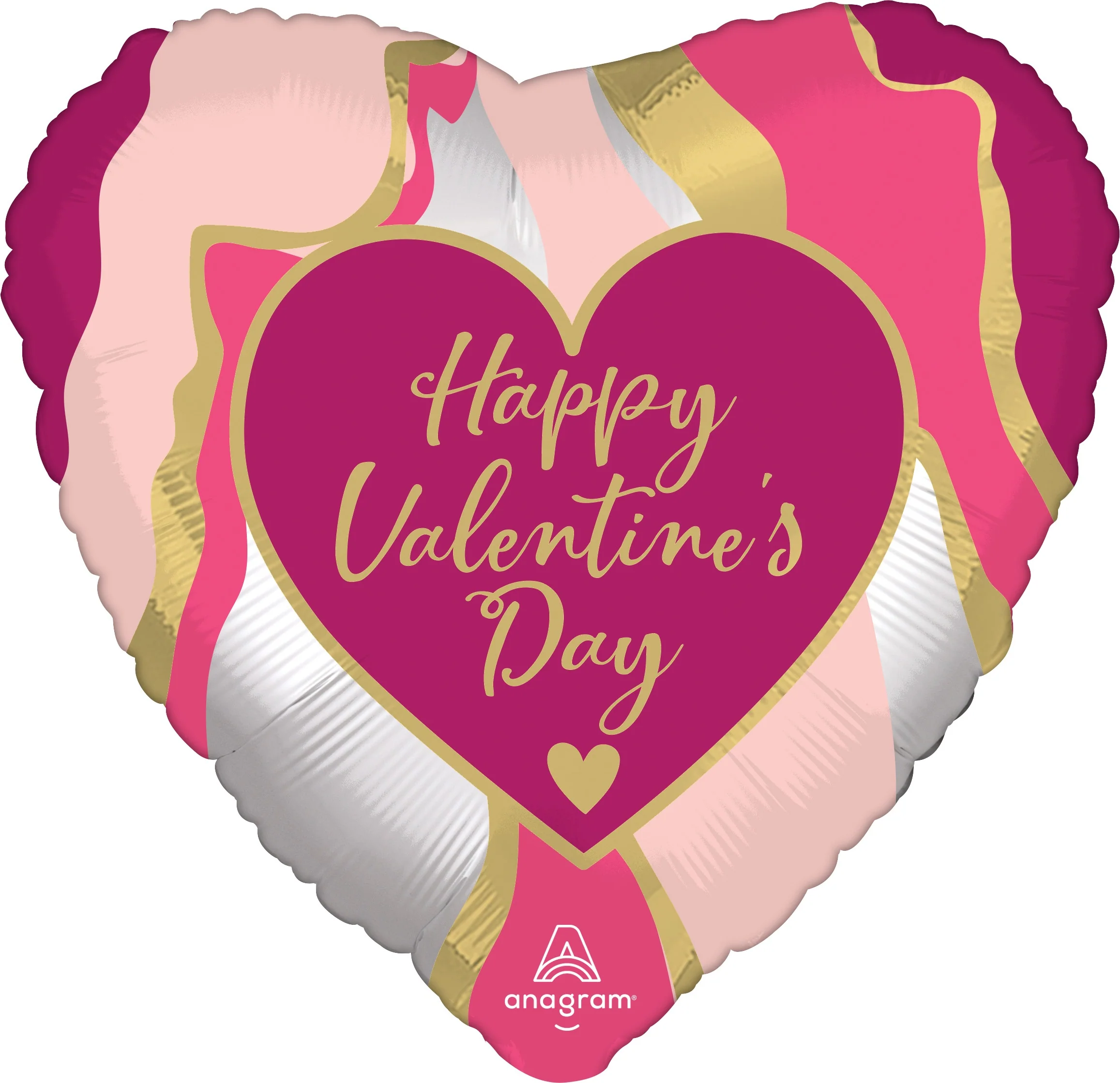 Happy Valentines day marmori foliopallo