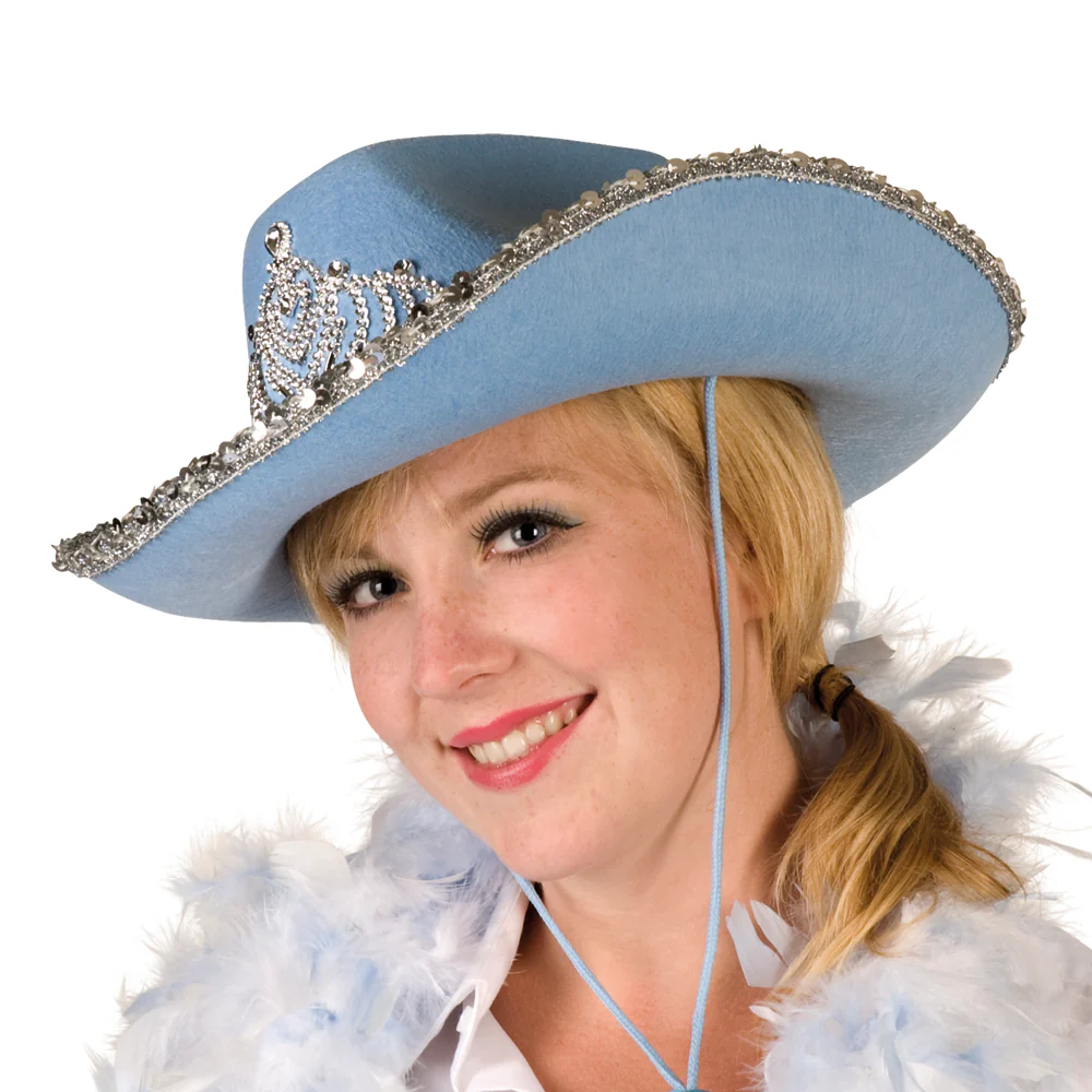 Hattu Cowboy prinsessa 1 kpl, lajitelmatuote 4 eri väriä - Image 2