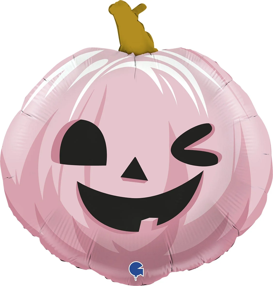 Hauska kurpitsa muotofoliopallo pinkki