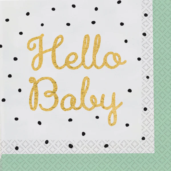 Hello Baby suuri lautasliina 16 kpl/pkt