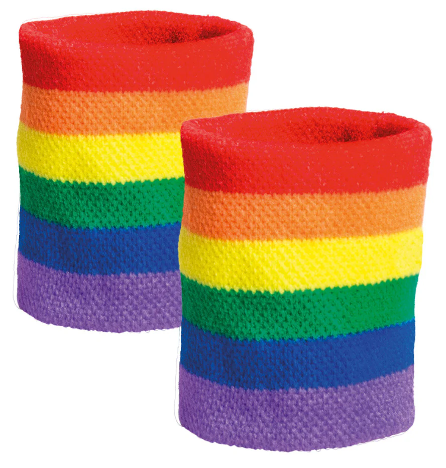 Hikinauhat sateenkaari ranteisiin ja otsalle - Image 4