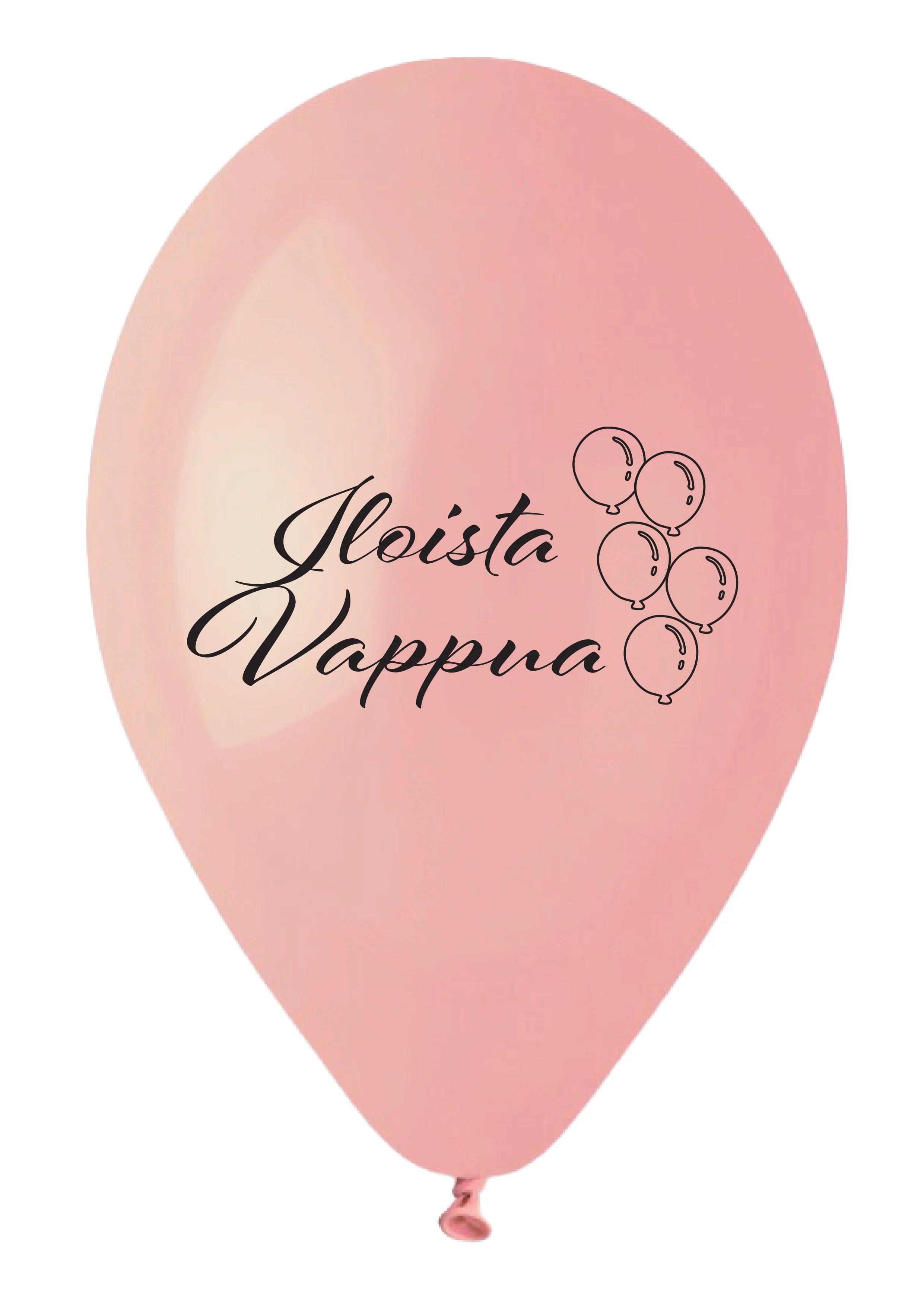 Iloista vappua ilmapallo 30 cm 5 kpl/pss - Image 2