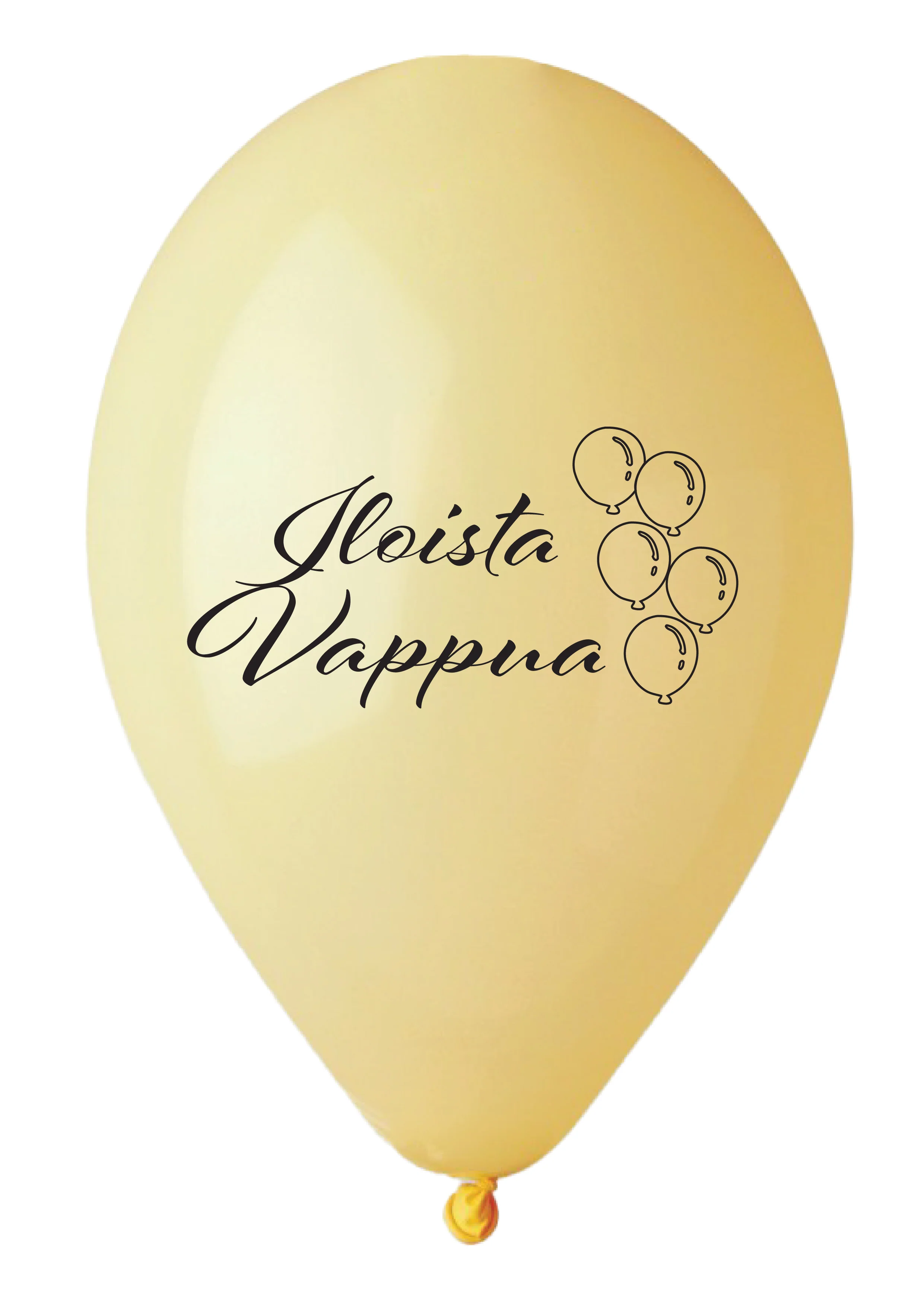 Iloista vappua ilmapallo 30 cm 5 kpl/pss - Image 4