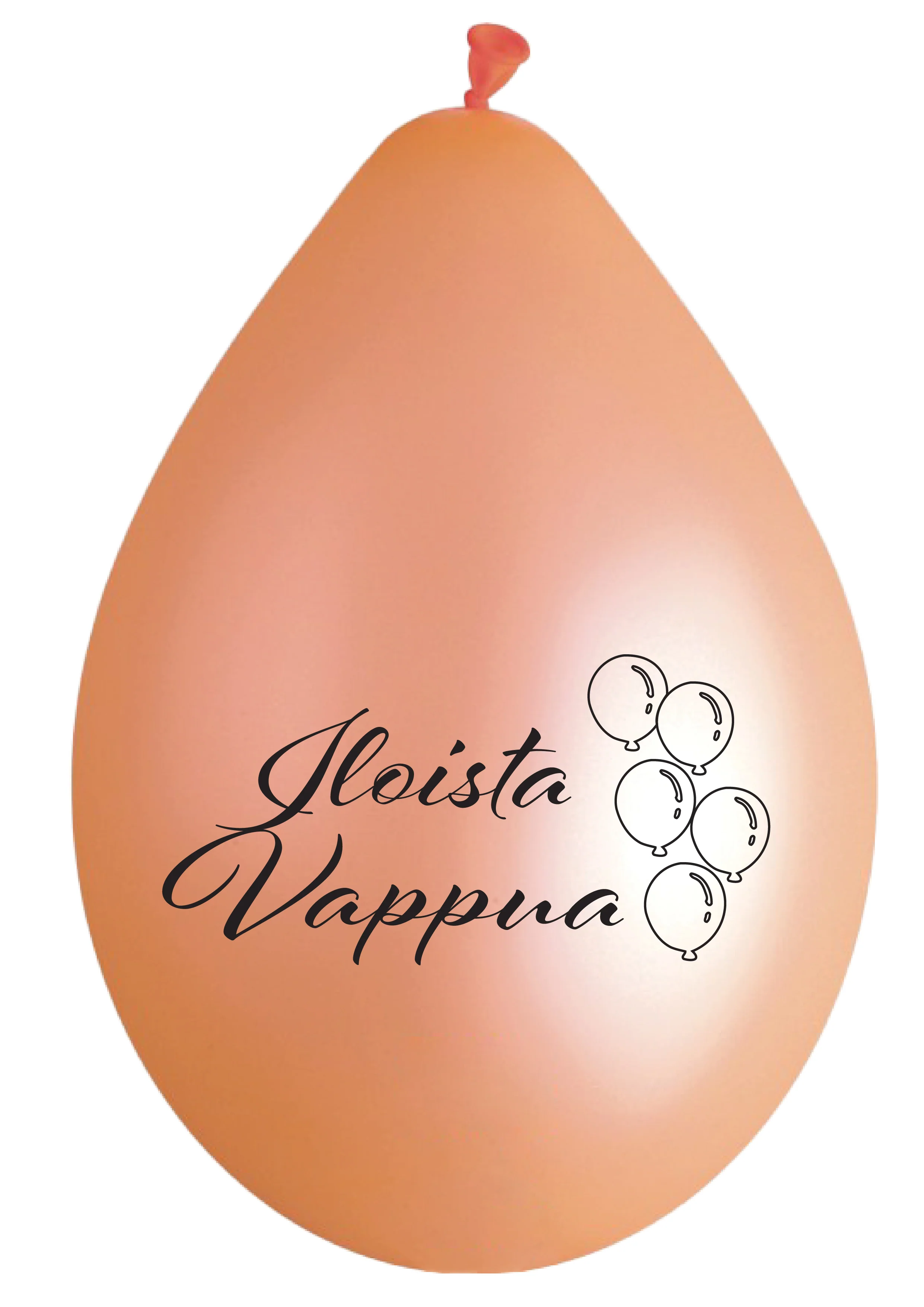 Iloista vappua ilmapallo neon 30 cm 5 kpl/pss - Image 5