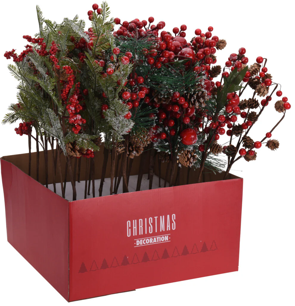 Koristeoksa joulu 49 cm 1 kpl, lajitelma 6 eri vaihtoehtoa - Image 2