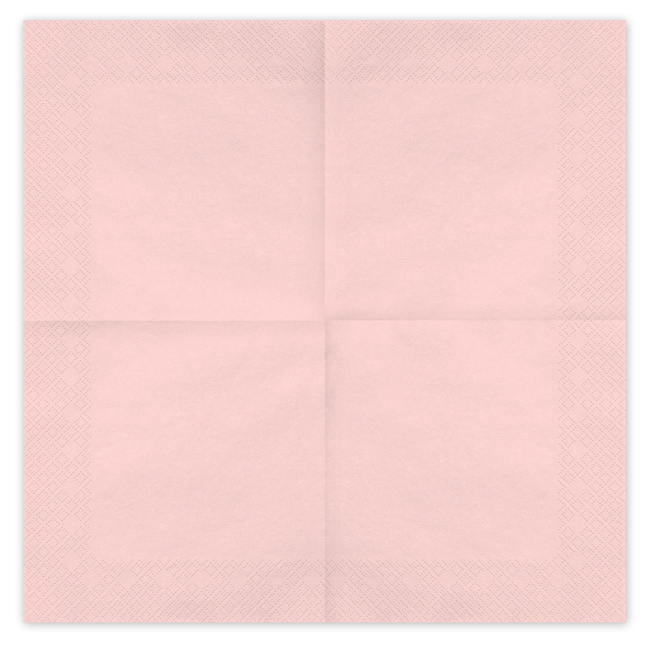 Lautasliina vaaleanpunainen, 33 x 33 cm 20 kpl/pkt - Image 2
