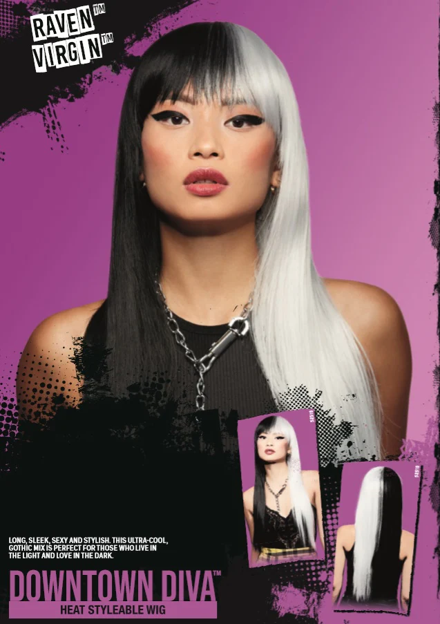 Manic Panic peruukki Raven Virgin Downtown diva - Image 2