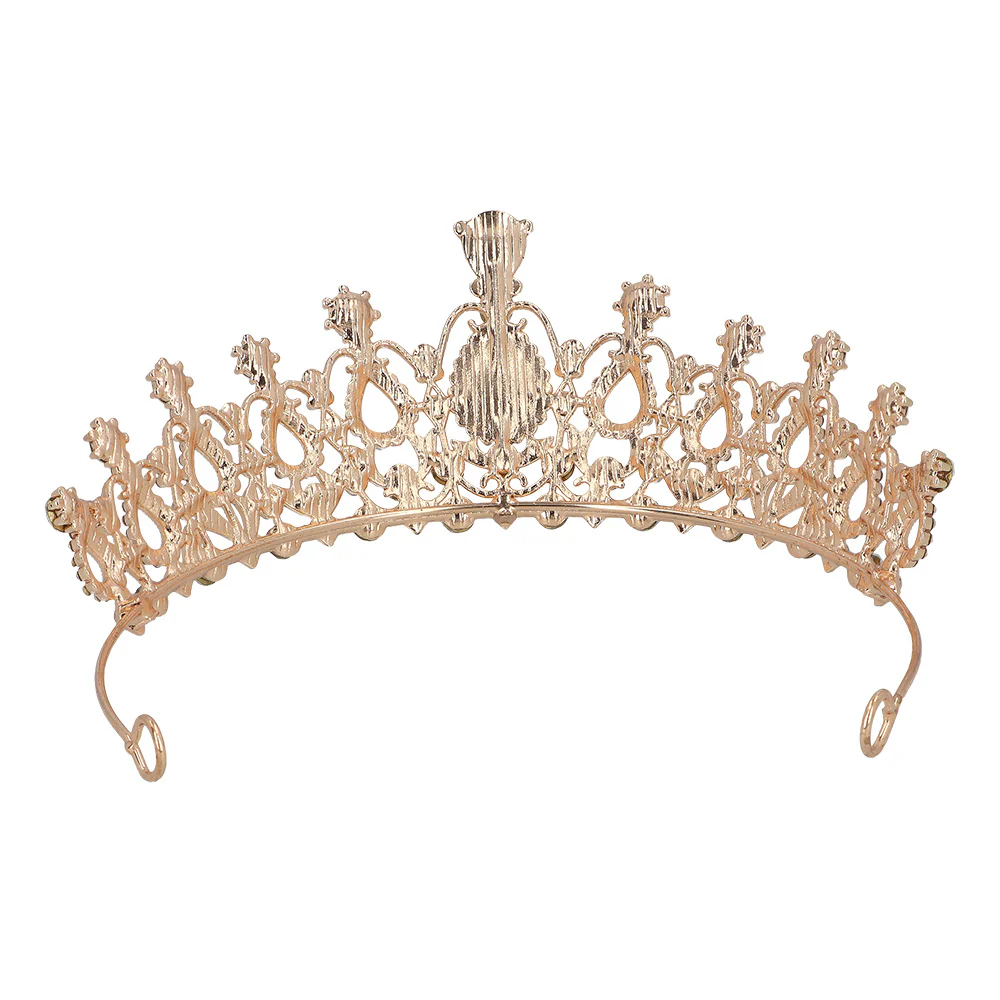 Metallinen tiara ruusukullanvärinen - Image 4