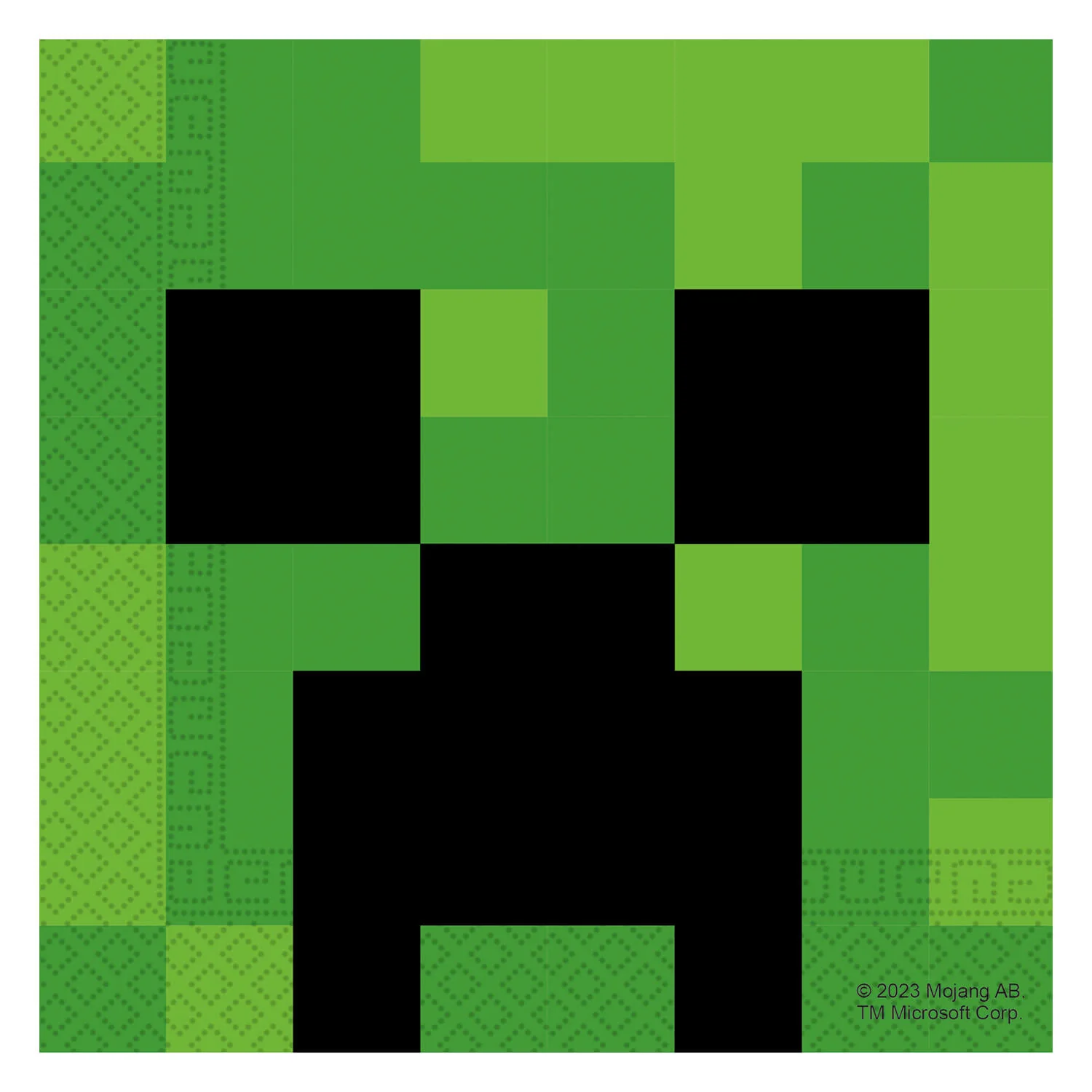 Minecraft suuri lautasliina 33 x 33 cm 20 kpl/pkt