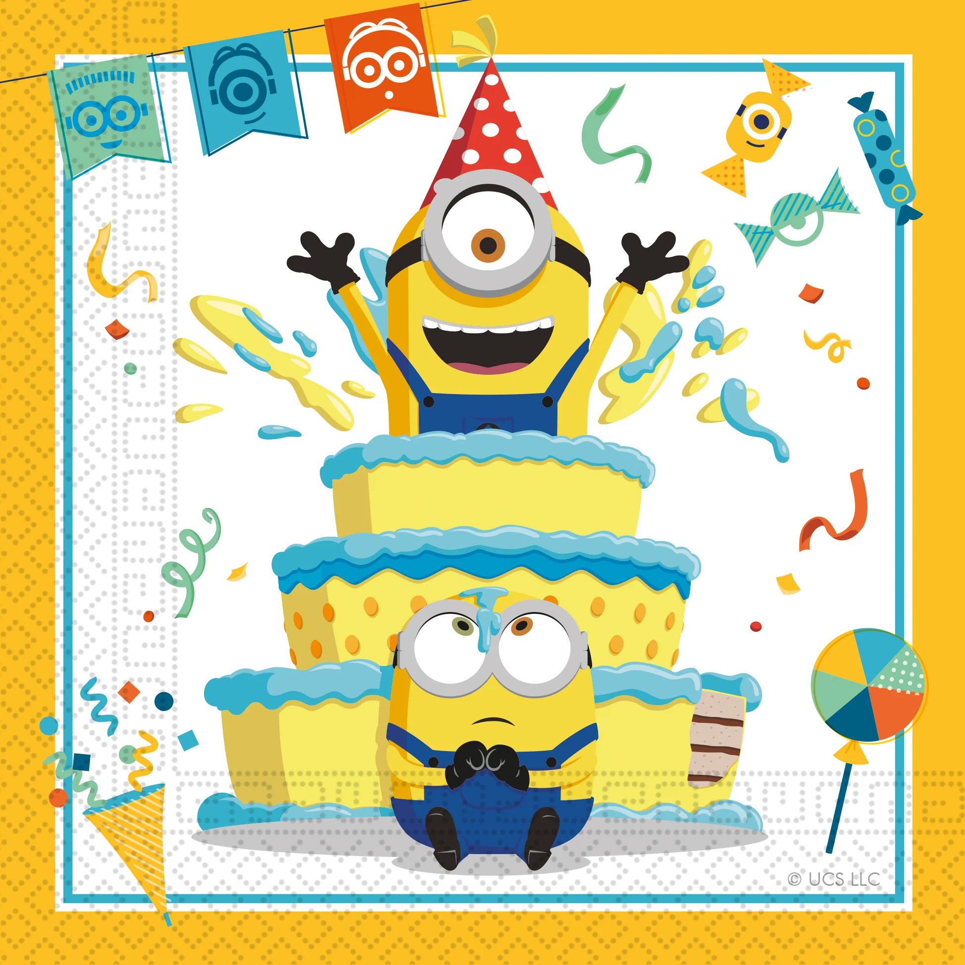 Minion suuri lautasliina 20 kpl/pkt