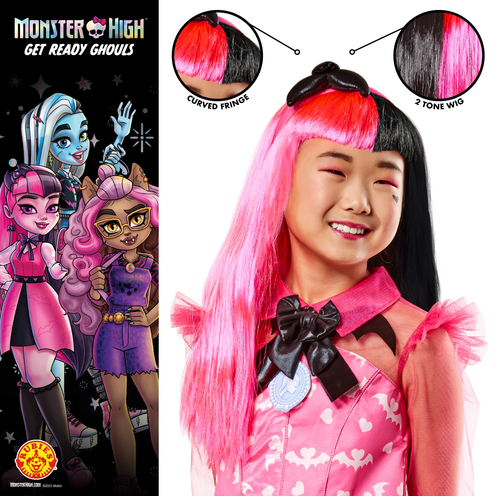 Monster High peruukki lasten - Image 3