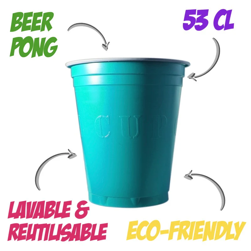 Muovimuki konepestävä kesävärit 530 ml 20 kpl/pkt - Image 2