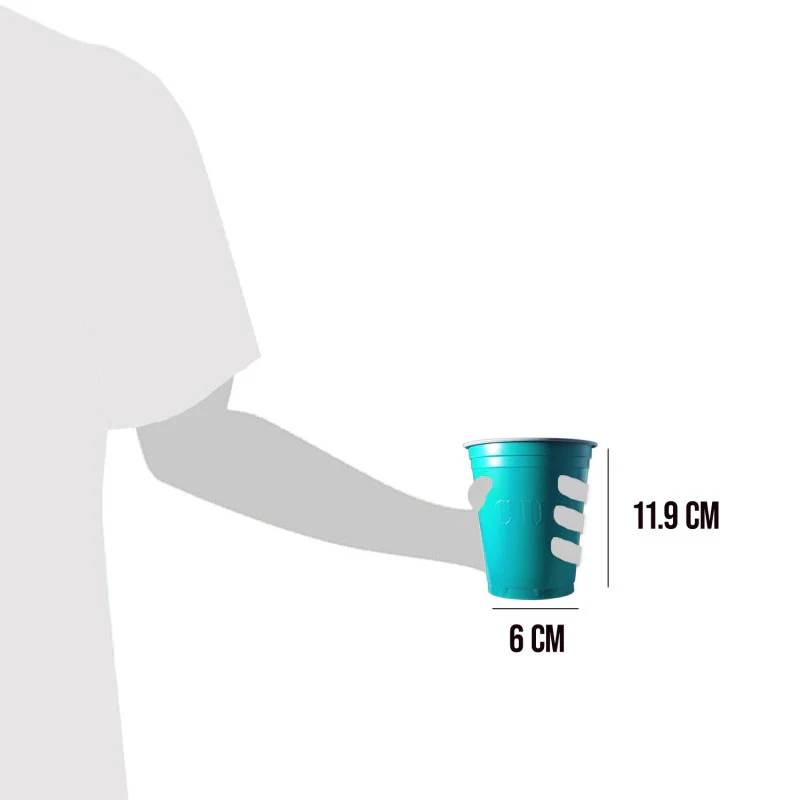 Muovimuki konepestävä kesävärit 530 ml 20 kpl/pkt - Image 4