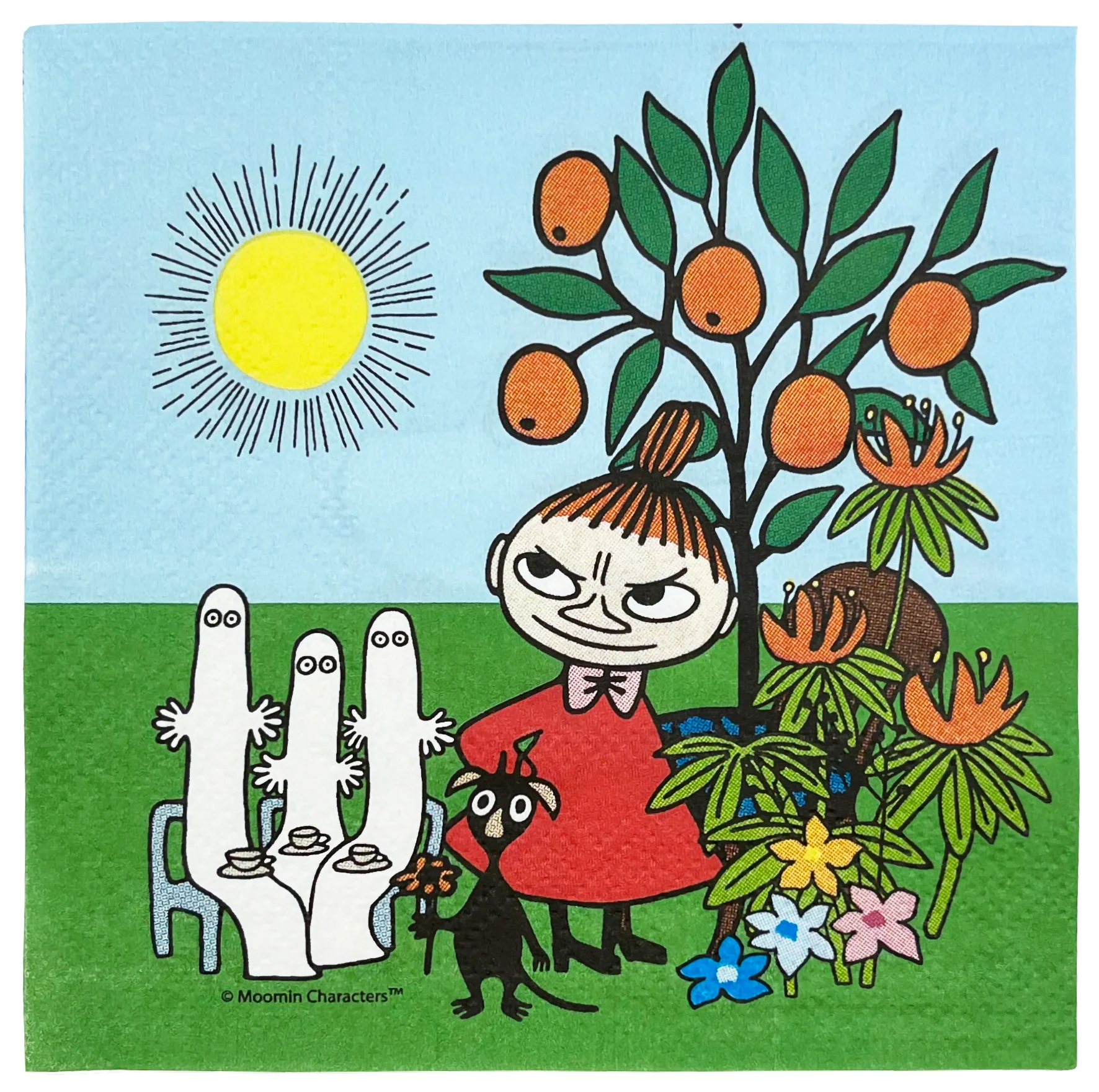 Muumi lautasliina 25 x 25 cm 20 kpl/pkt - Image 2
