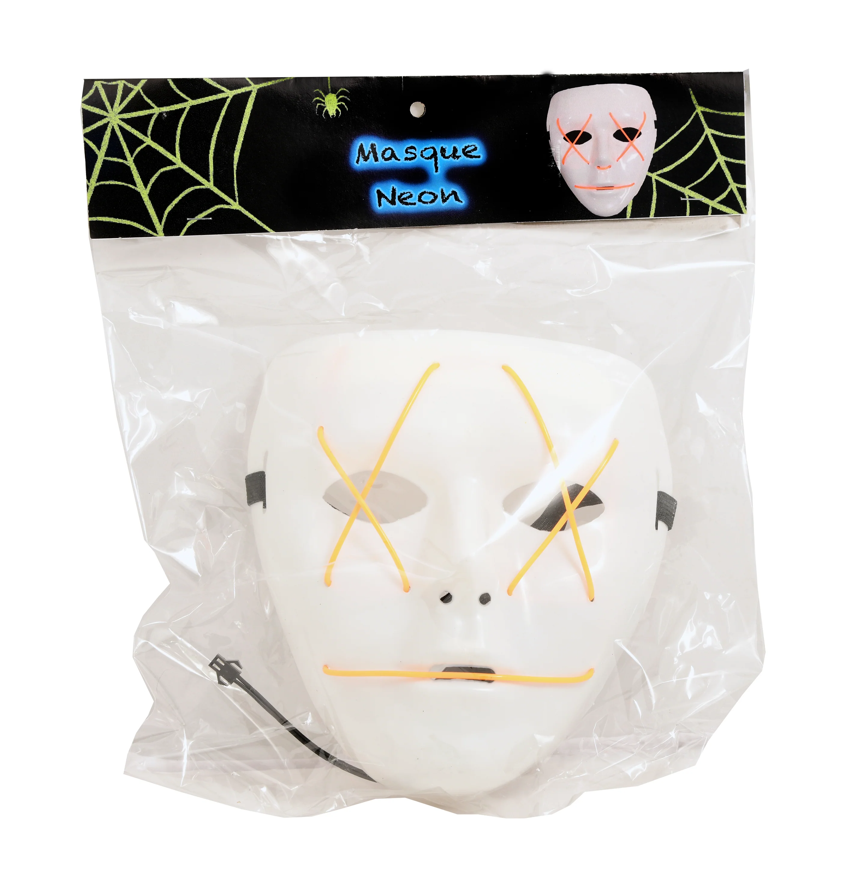 Naamari halloween neon lajitelmatuote, 3 erilaista - Image 2