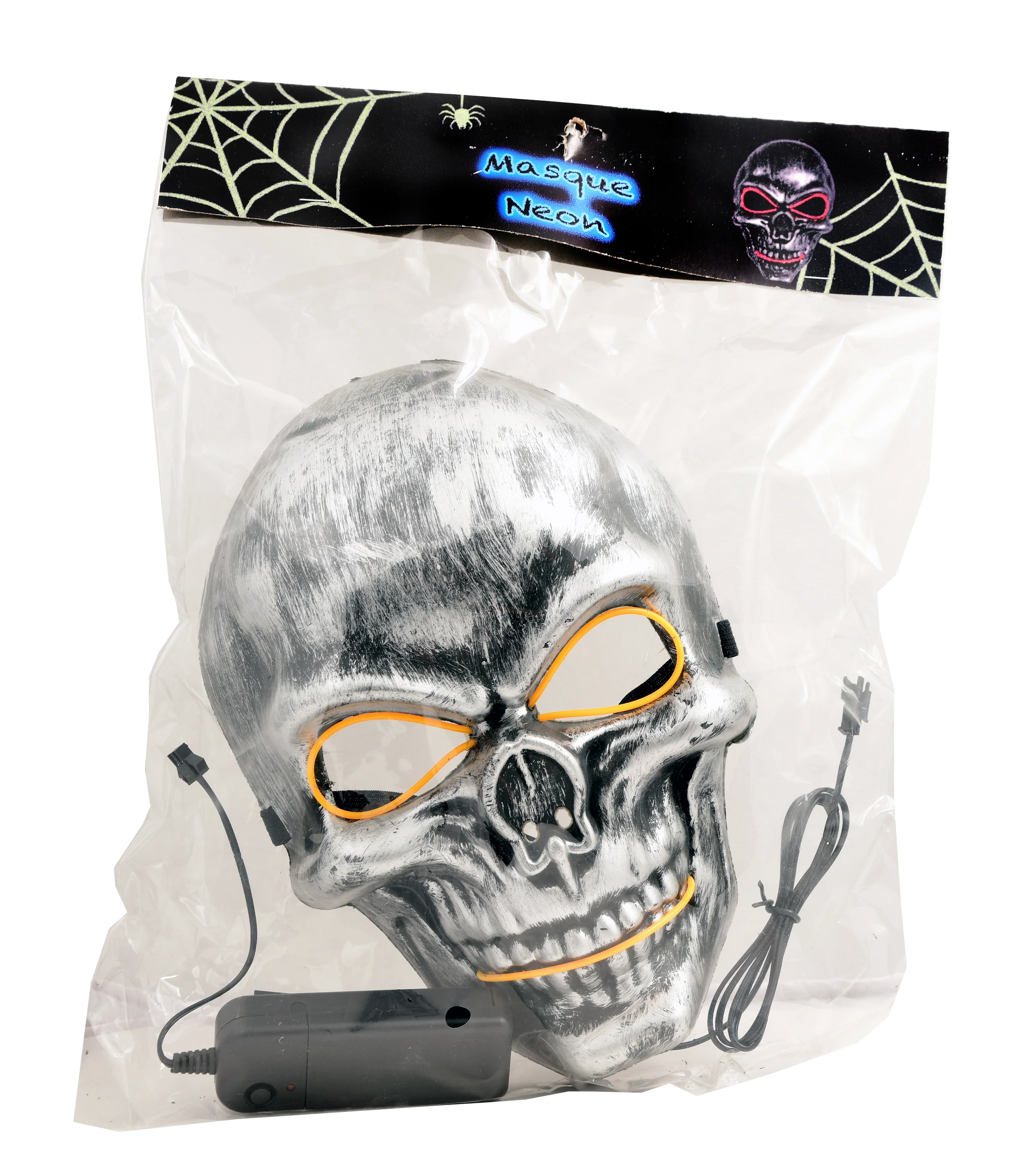 Naamari halloween neon lajitelmatuote, 3 erilaista - Image 3