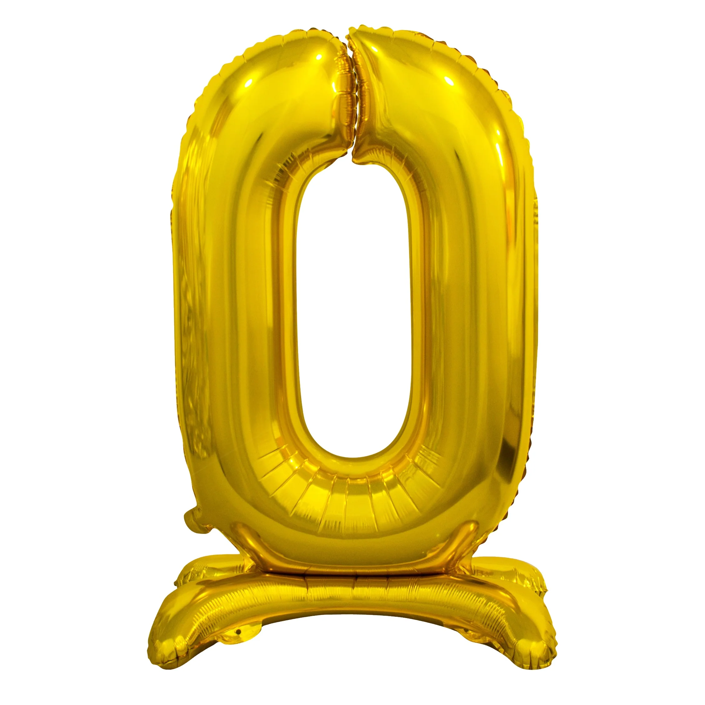 Numerofolio 0 jalustalla kullanvärinen 74 cm