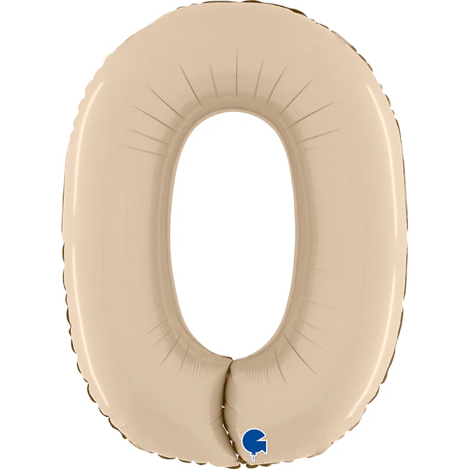 Numerofolio 0 kermanvärinen 70 cm
