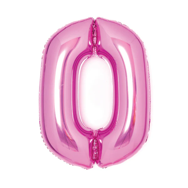 Numerofolio 0 pinkki 66 cm