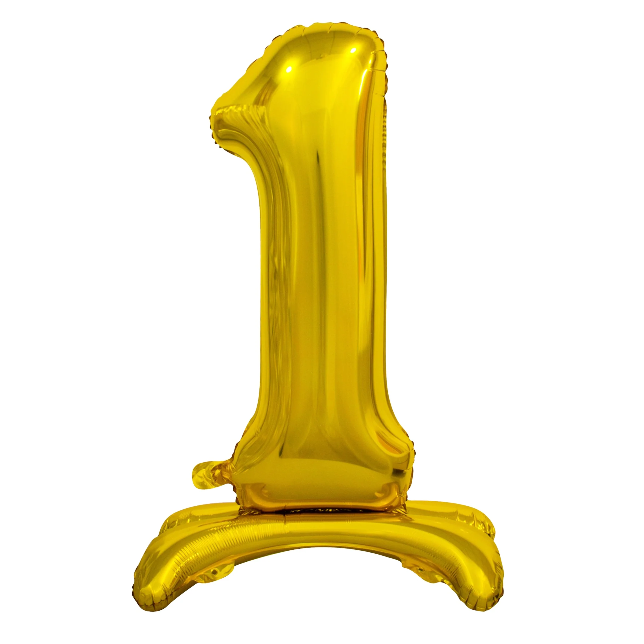 Numerofolio 1 jalustalla kullanvärinen 74 cm